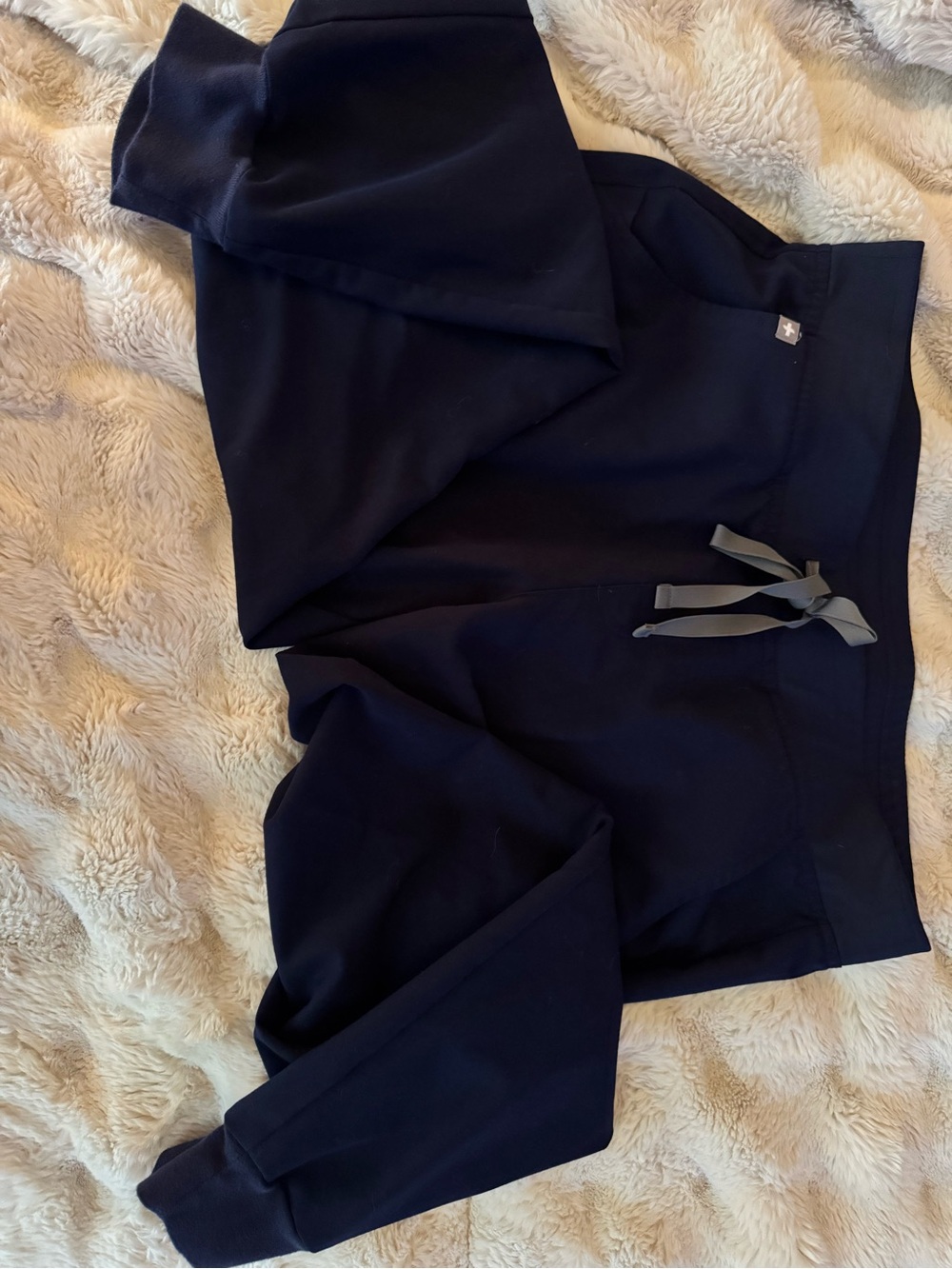 Figs Navy Blue Women's Jogger Scrub pants